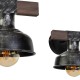 Kinkiet FARO BLACK / WOOD 1xE27 60W