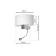 Kinkiet CASINO WHITE/CHROME 1xE27 + 1W LED