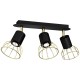 Lampa sufitowa DANTE Black/Gold 3xGU10