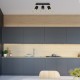 Lampa sufitowa DANTE Black/Gold 3xGU10