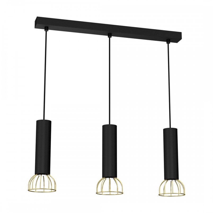 Lampa wisząca DANTE Black/Gold 3xGU10