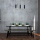 Lampa wisząca DANTE Black/Gold 3xGU10