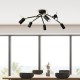 Lampa sufitowa IRIS Black/Gold 6x mini GU10