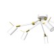 Lampa sufitowa IRIS White/Gold 6x mini GU10