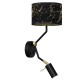 Kinkiet SENSO Black/Gold 1xE27 + 1x mini GU10