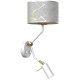 Kinkiet SENSO White/Gold 1xE27 + 1x mini GU10