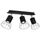 Lampa Sufitowa DANTE BLACK/SILVER 3xGU10