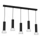 Lampa Wisząca DANTE BLACK/SILVER 5xGU10