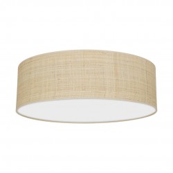 Lampa sufitowa MARSHALL WHITE / RATTAN 3xE27