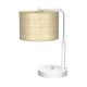 Lampa gabinetowa MARSHALL WHITE / RATTAN 1xE27