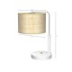 Lampa gabinetowa MARSHALL WHITE / RATTAN 1xE27