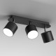 Lampa sufitowa DIXIE BLACK 3xGX53