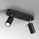 Lampa sufitowa PRESTON BLACK/CHROME 2x mini GU10