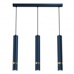 Lampa wisząca JOKER NAVY BLUE/GOLD 3xGU10