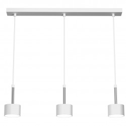 Lampa wisząca ARENA WHITE/SILVER 3xGX53