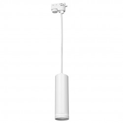 Pipe Ring Track Pendant Light White 1xGU10