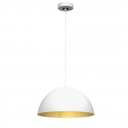 Lampa wisząca BETA WHITE/GOLD 1xE27 35cm