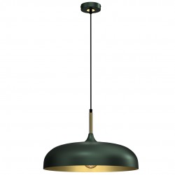 Lampa wisząca LINCOLN GREEN/GOLD 1xE27