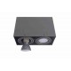 LAMPA SUFITOWA BLOCCO SZARY 2x7W GU10 LED