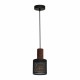 Lampa Wisząca ARES BLACK 1xE27