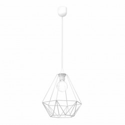 Lampa wisząca BASKET WHITE 1xE27