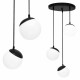 Lampa wisząca SFERA BLACK 3xE14