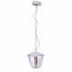 Lampa ogrodowa wisząca FOX WHITE 1xE27