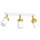 Lampa sufitowa JOKER WHITE/GOLD 3xGU10