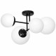 Lampa sufitowa LIMA BLACK 4xE14