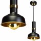 Lampa wisząca MARGO BLACK/GOLD 1xE27