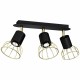 Lampa sufitowa DANTE Black/Gold 3xGU10