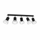 Lampa Sufitowa DANTE BLACK/SILVER 5xGU10