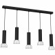 Lampa Wisząca DANTE BLACK/SILVER 5xGU10