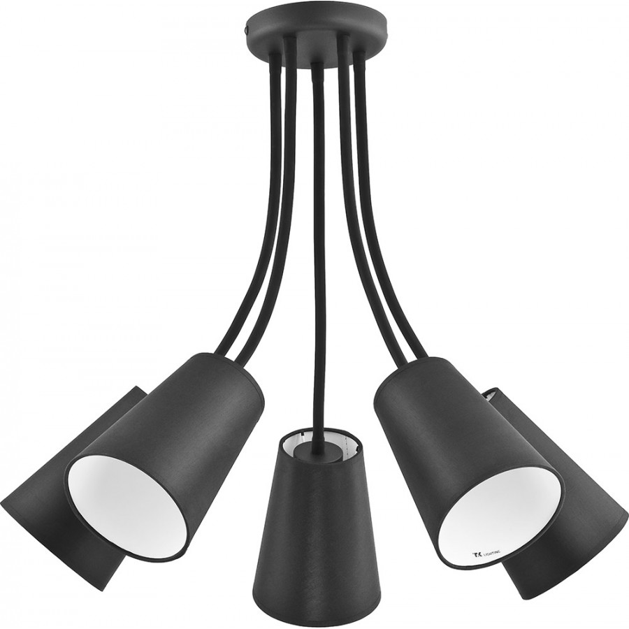 WIRE BLACK LAMPA SUFITOWA 5 PŁ