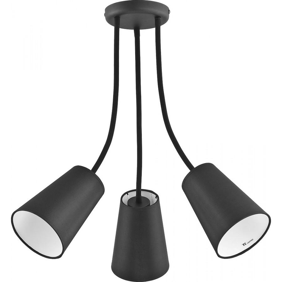 WIRE BLACK LAMPA SUFITOWA 3 PŁ