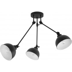 TECHNO BLACK LAMPA SUFITOWA 3 PŁ