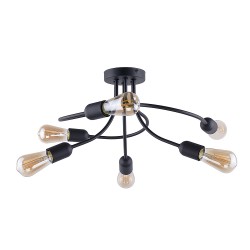 FADO BLACK LAMPA SUFITOWA 6 PŁ