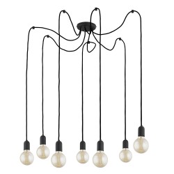 QUALLE BLACK LAMPA WISZĄCA 7 PŁ