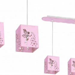 Lampa wisząca FAIRY PINK 3xE27 60W