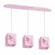 Lampa wisząca FAIRY PINK 3xE27 60W