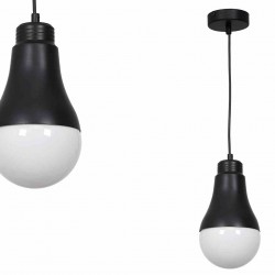 Lampa wisząca HELIOS BLACK 1xE14 40W