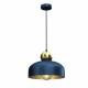 Lampa Wisząca HARALD GOLD/NAVY BLUE 1xE27