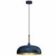 Lampa wisząca LINCOLN BLUE/GOLD 1xE27 35cm