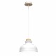 Lampa wisząca ASMUND WHITE1xE27 20cm