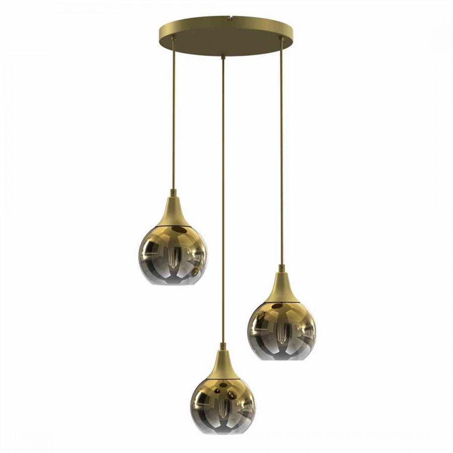 Lampa wisząca MONTE GOLD 3xE27