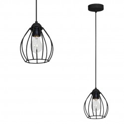 Lampa Wisząca DON BLACK 1xE27