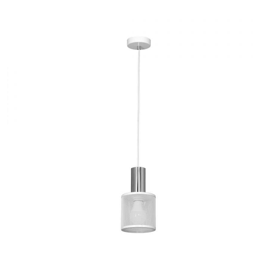 Lampa Wisząca ARES WHITE 1xE27