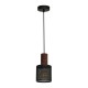 Lampa Wisząca ARES BLACK 1xE27