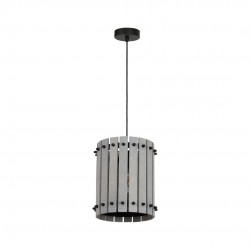 Lampa Wisząca EGON GREY 1xE27