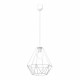 Lampa wisząca BASKET WHITE 1xE27